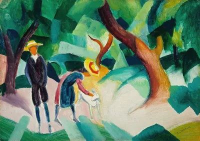 Children With A Goat