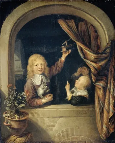 Children With A Mousetrap