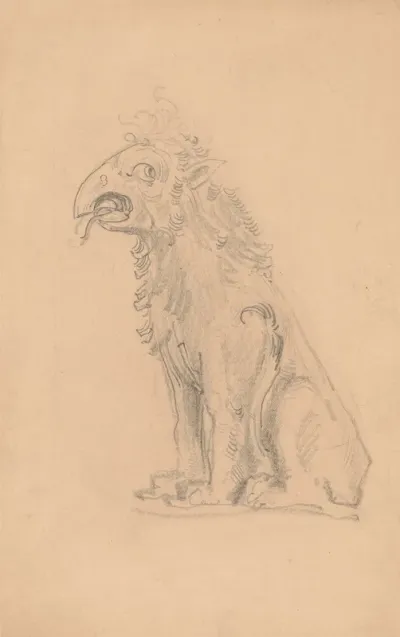 Chimera From Notre Dame In Paris