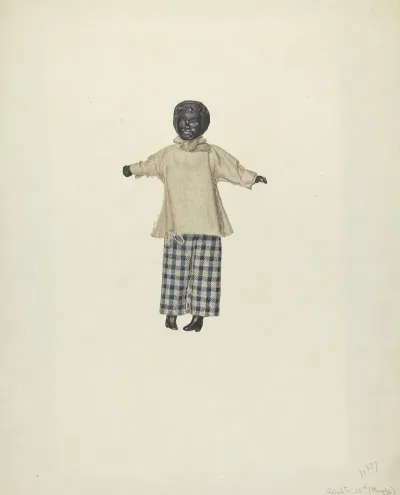 China Headed Negro Doll