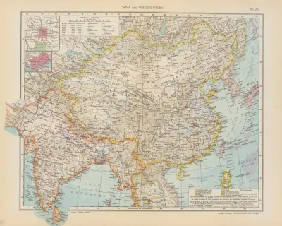 China Und Vorder Indien