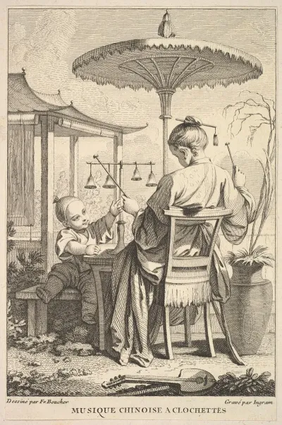 Chinese Bell Music After Francois Boucher