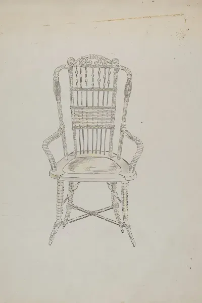 Chinese Cane Chair