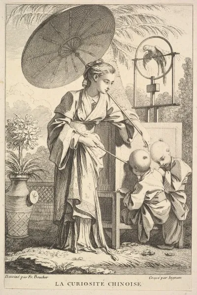Chinese Curiosities After Francois Boucher