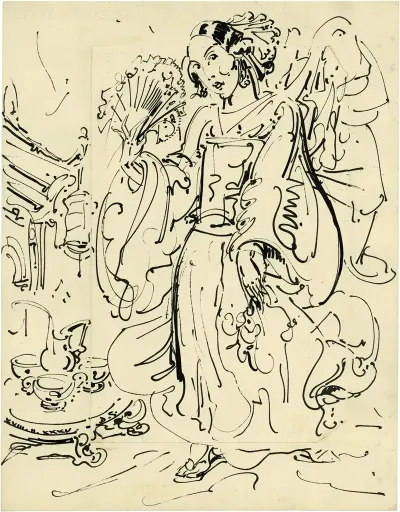 Chinese Dame In Kostuum 3