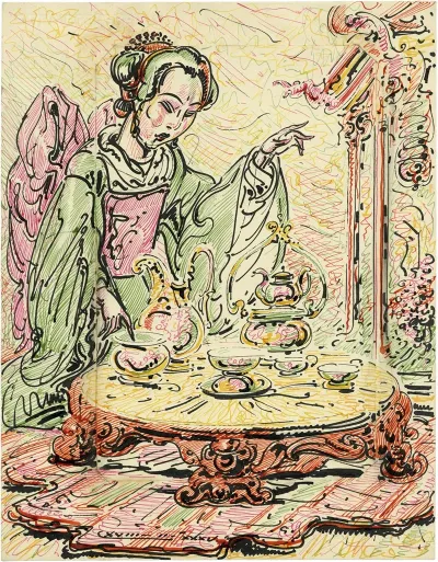 Chinese Dame In Kostuum 4