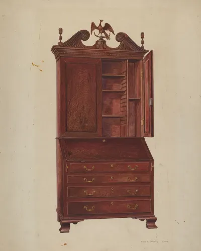 Chippendale Secretary