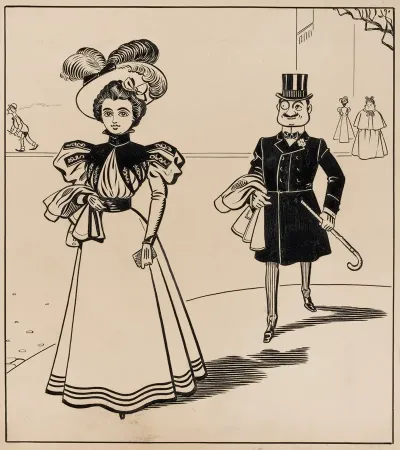 Chivalrous Man Inadvertently Swapping His Coat With A Womans Pl 1