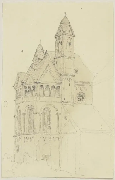 Chor Einer Romanischen Kirche