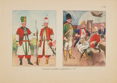 Choragwie‎ ‎janczarskie‎ ‎i‎ ‎wegierskie‎ ‎po‎ ‎r ‎ ‎1775