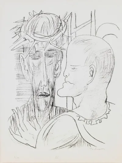 Christ And Pilate Plate 15 From The Portfolio Day And Dream