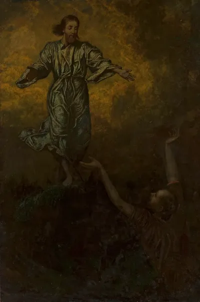 Christ And Saint Peter