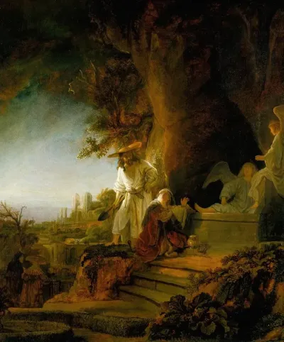 Christ And St Mary Magdalen At The Tomb