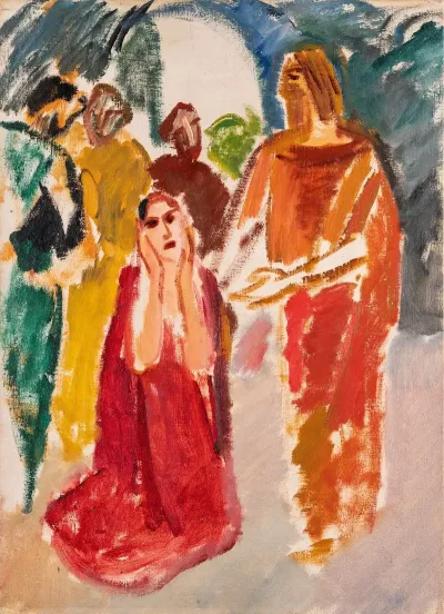 Christ And The Adulteress 11