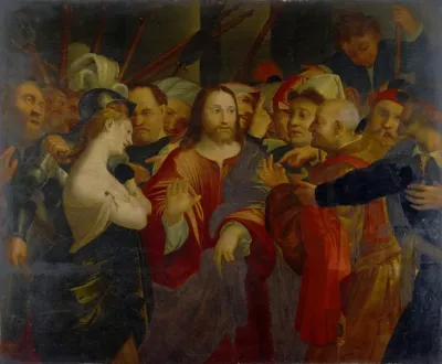 Christ And The Adulteress 4