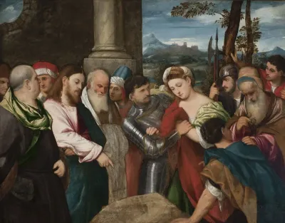 Christ And The Adulteress 9
