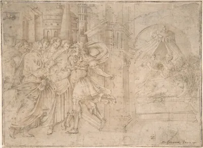 Christ And The Daughter Of The Centurion
