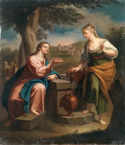 Christ And The Samaritan Woman At The Well 2