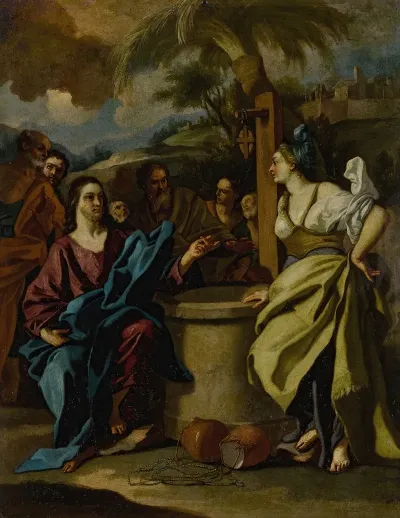 Christ And The Samaritan Woman At The Well 4