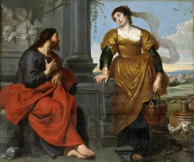 Christ And The Woman Of Samaria 14
