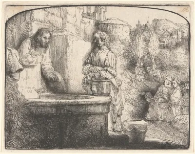 Christ And The Woman Of Samaria 8