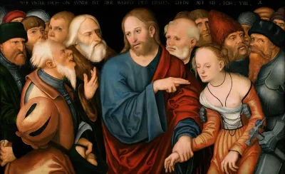 Christ And The Woman Taken In Adultery 10