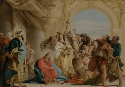 Christ And The Woman Taken In Adultery