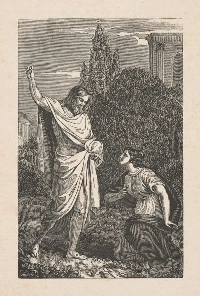 Christ Appeareth To Mary