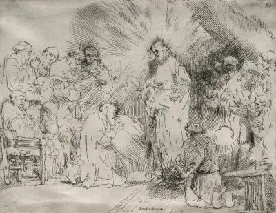 Christ Appearing To The Apostles