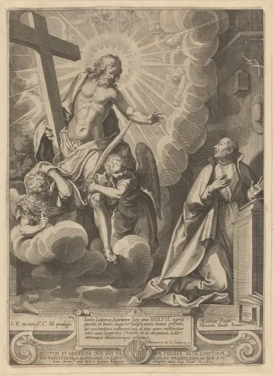 Christ Appears To The Jesuit Jacob Ledema
