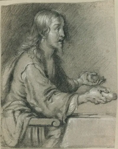 Christ At Emmaus Presenting The Bread