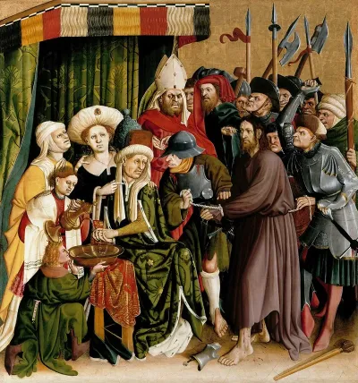 Christ Before Pilate The Wings Of The Wurzach Altar Upper Right