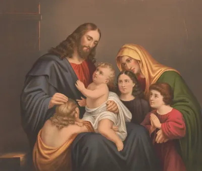 Christ Blessing Little Children 2