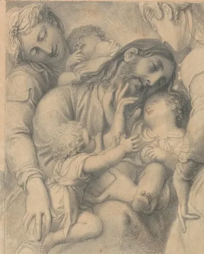 Christ Blessing Little Children