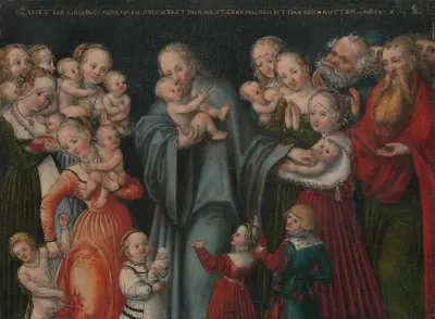 Christ Blessing The Children 4
