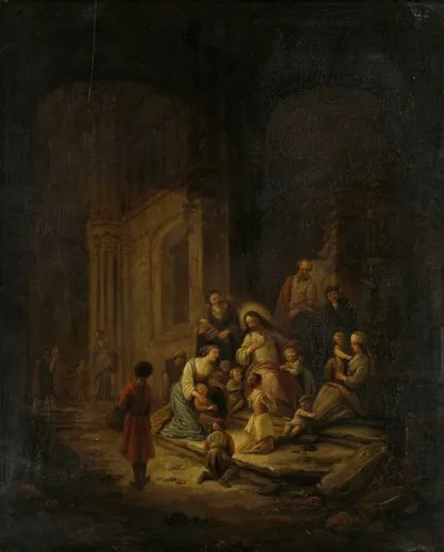 Christ Blessing The Little Children 2