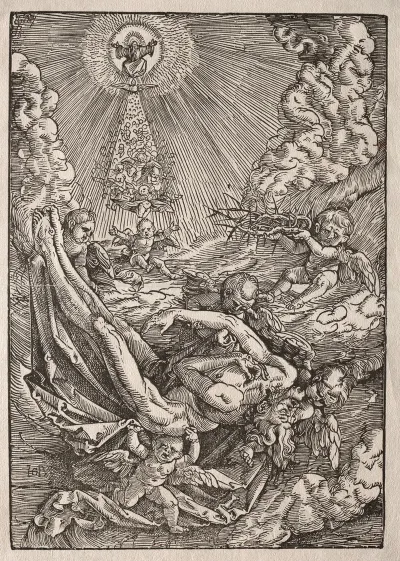 Christ Carried To Heaven By Angels