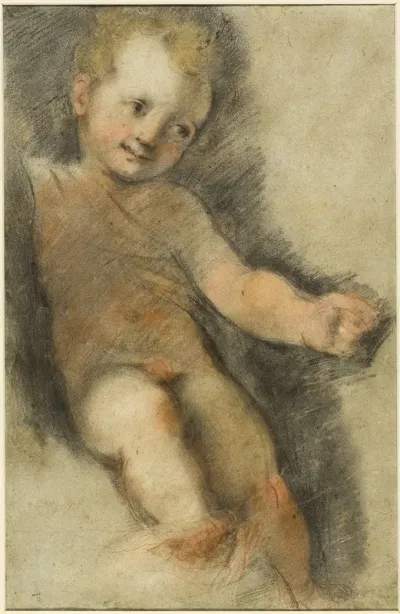 Christ Child Study For The Madonna Di San Giovanni