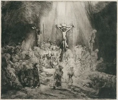 Christ Crucified Between The Two Thieves The Three Crosses 2