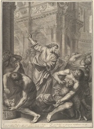 Christ Driving The Merchants From The Temple