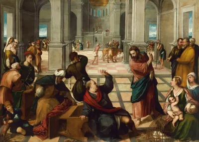 Christ Driving The Money Changers From The Temple 4