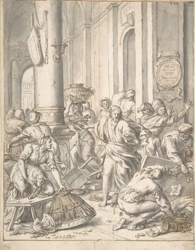 Christ Driving The Money Changers From The Temple 7