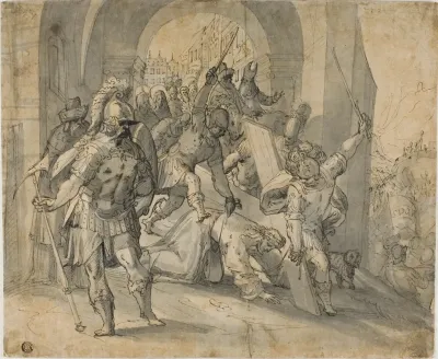 Christ Falling Under The Cross 2