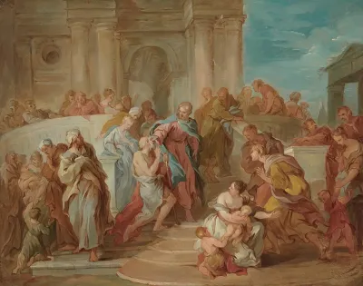 Christ Healing The Blind Man 2
