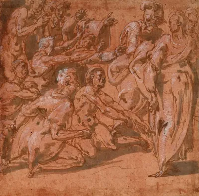 Christ Healing The Lepers