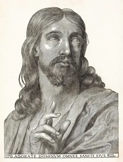 Christ In Half Length