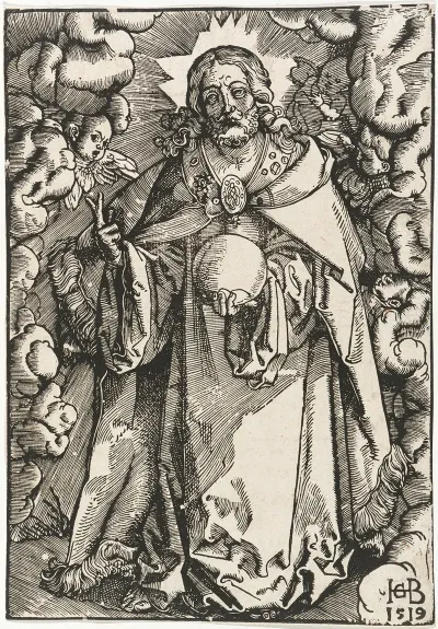 Christ In The Angelic Glory With The Globe