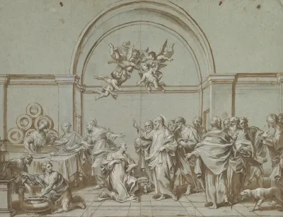 Christ In The House Of Martha And Mary 4