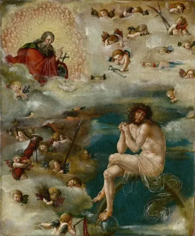 Christ Interceding With God The Father