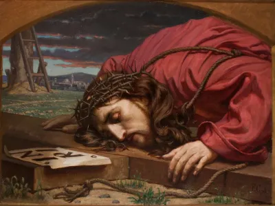 Christ Kissing The Cross